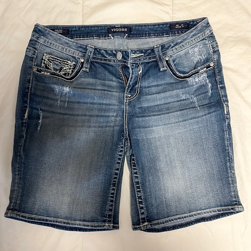 VIGOSS jean bermuda shorts SIZE14 LENGTH8